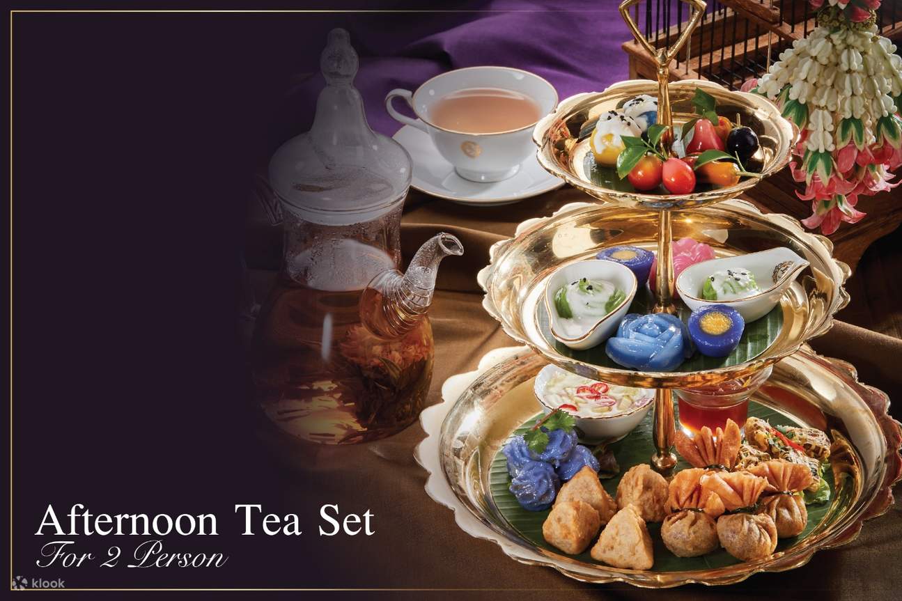 Thai Heritage Afternoon Tea Set di Baan Khanitha, ICONSIAM - Klook ...